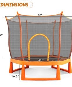 6FT Toddlers Trampoline