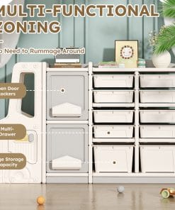 Toddler Toy Storage Cabinet