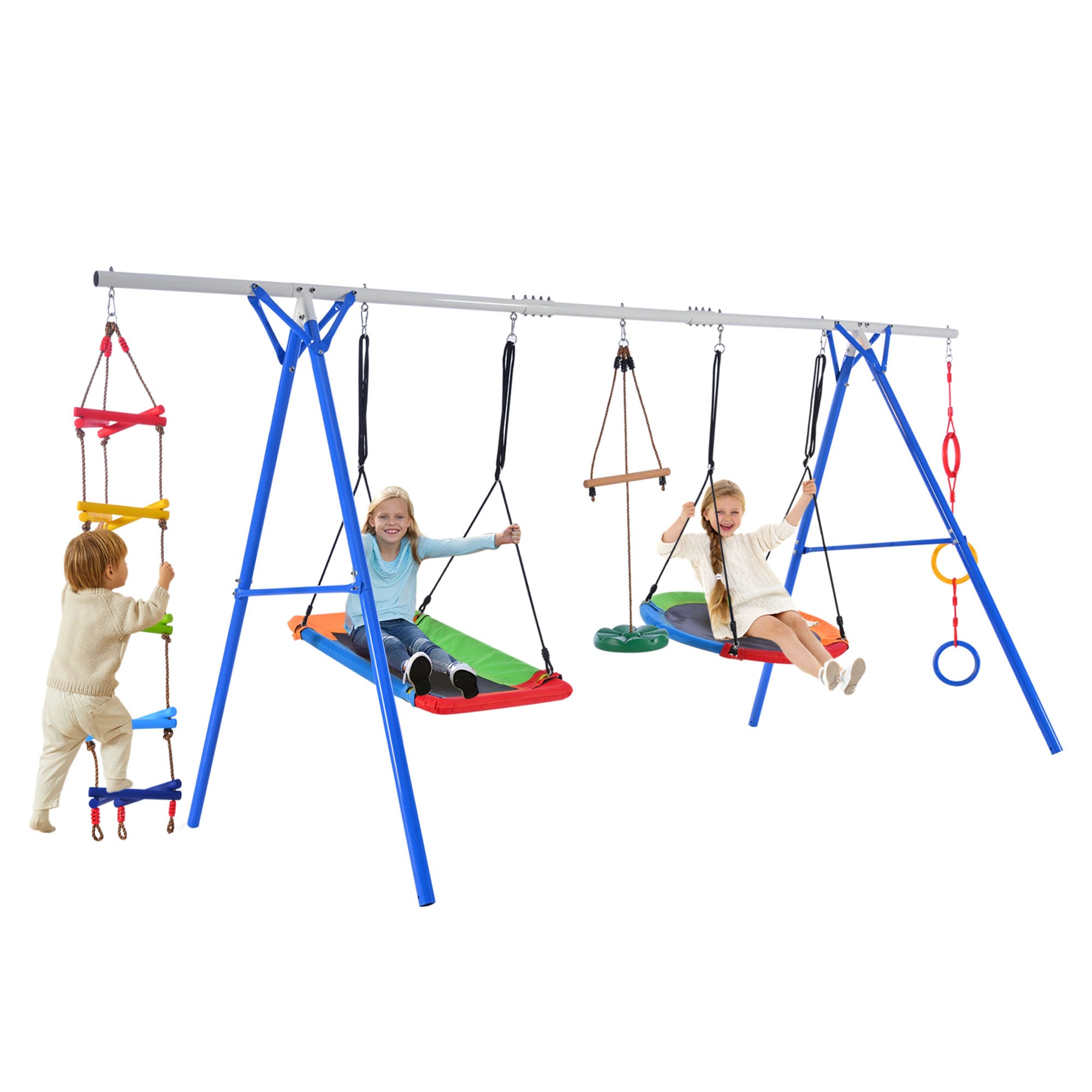 5 in 1 Outdoor Toddler Swing Set