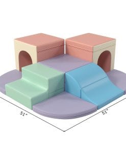 9-Piece Soft Foam Climbing Blocks