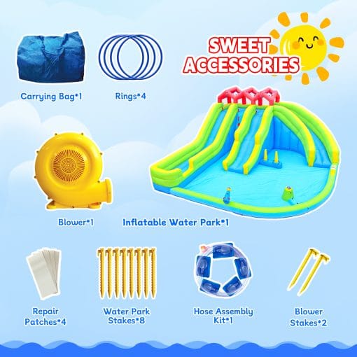 7 in1 Inflatable Water Park