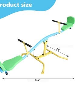Double Person 360 Rotating Seesaw