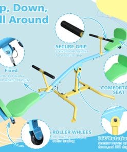 Double Person 360 Rotating Seesaw