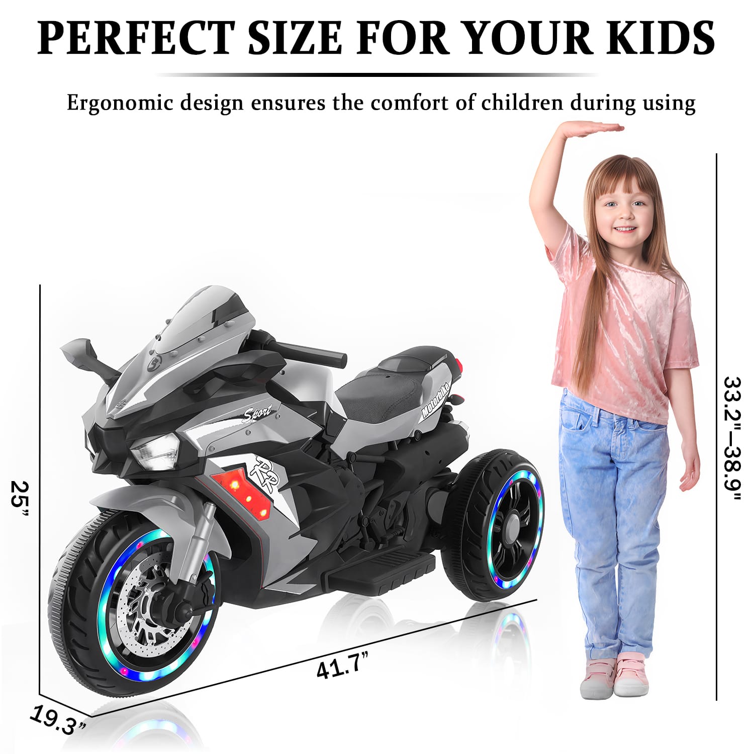 12v 3 Wheels Electric Motorcycle