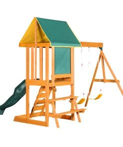Wooden Outdoor Swing Set