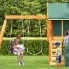 Wooden Outdoor Swing Set