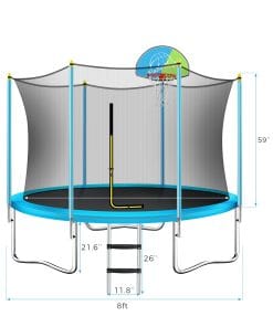 8FT Round Outdoor Trampoline