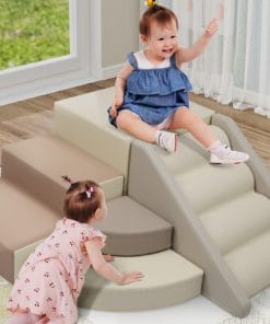 9-Piece Kids Climb & Crawl Soft Foam