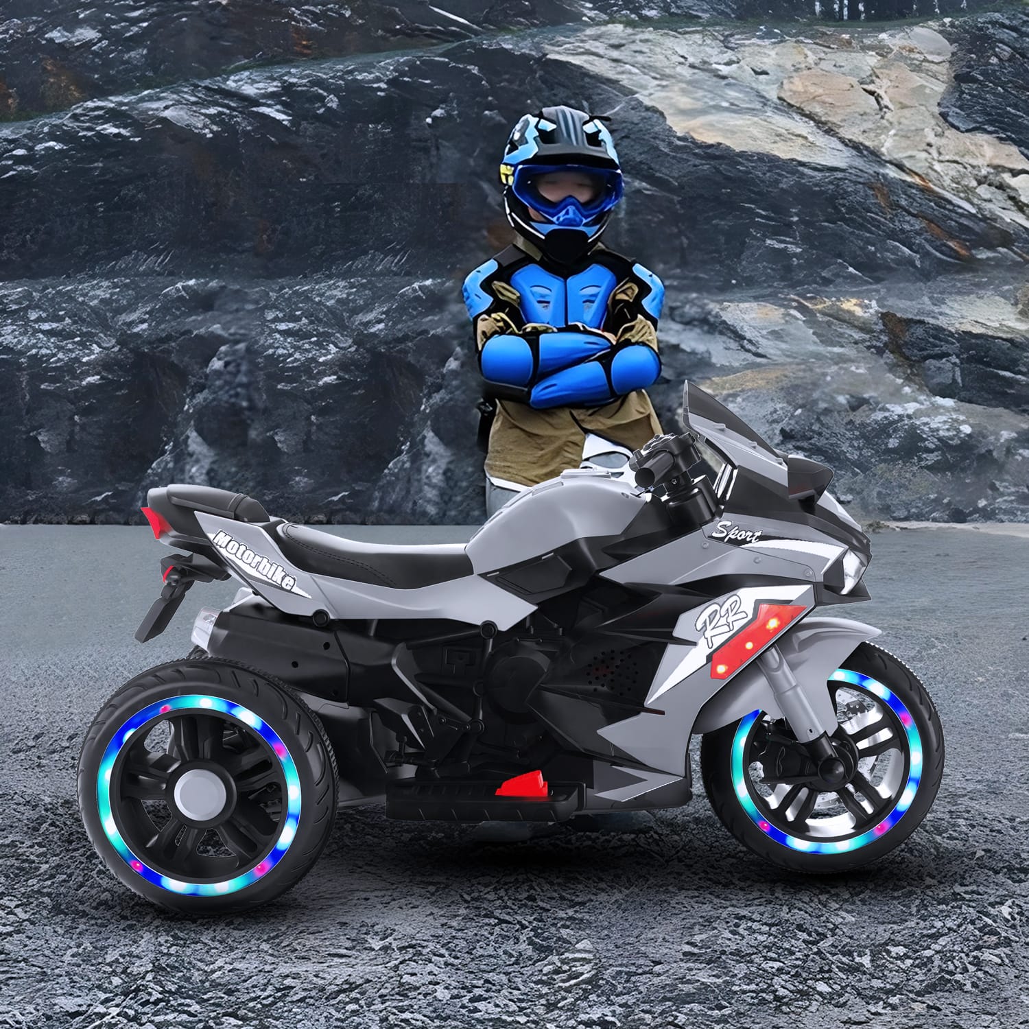 12v 3 Wheels Electric Motorcycle