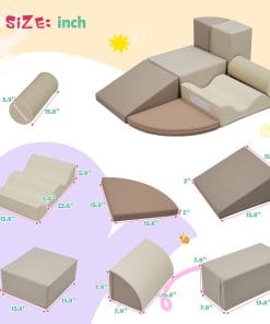 7-Piece Indoor Climbing Foam