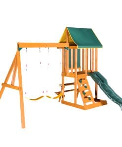 Wooden Outdoor Swing Set
