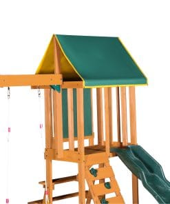 Wooden Outdoor Swing Set