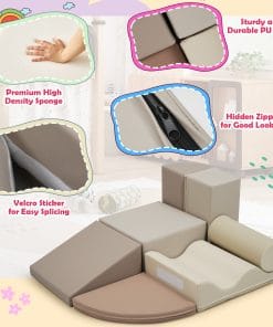 7-Piece Indoor Climbing Foam