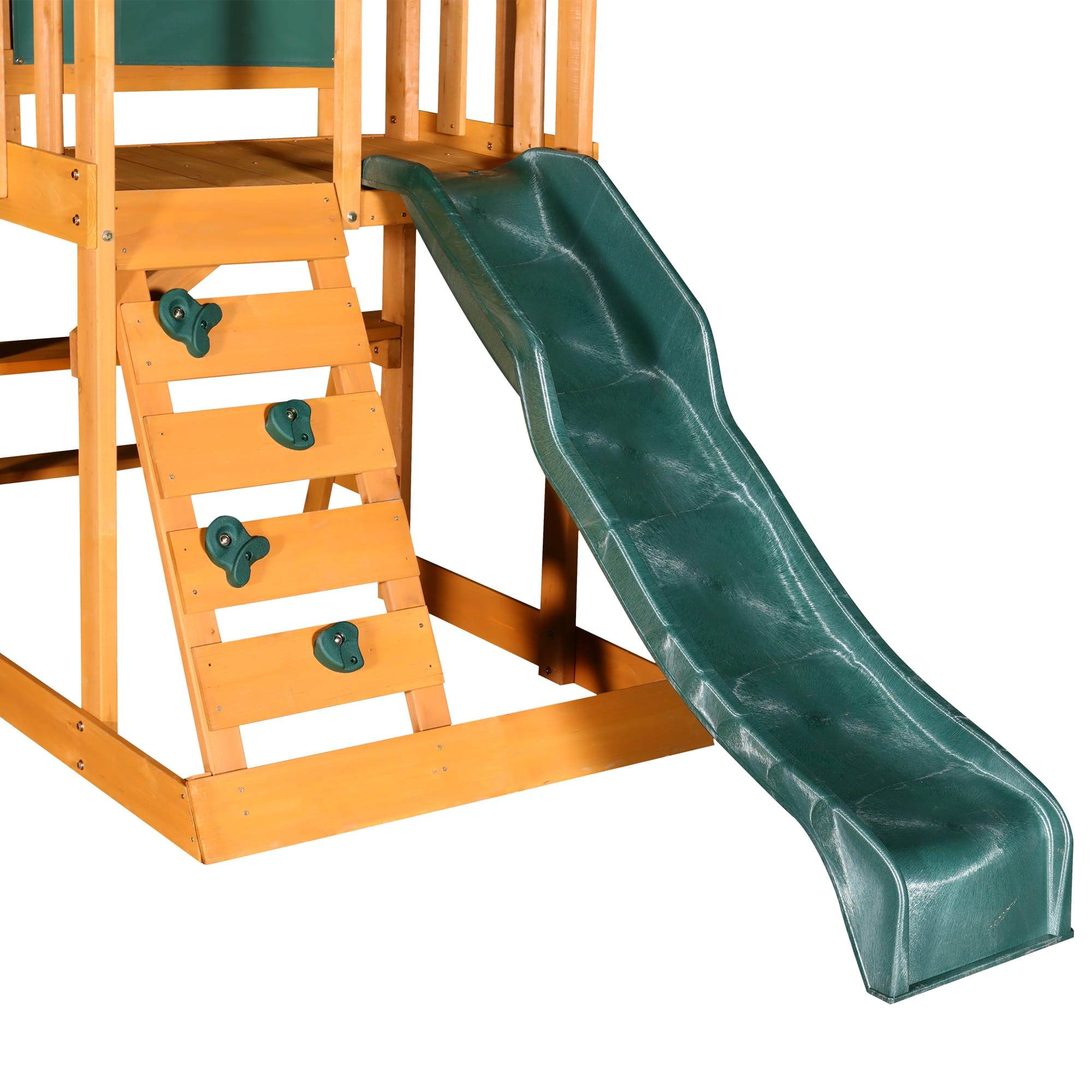 Wooden Outdoor Swing Set