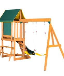 Wooden Outdoor Swing Set