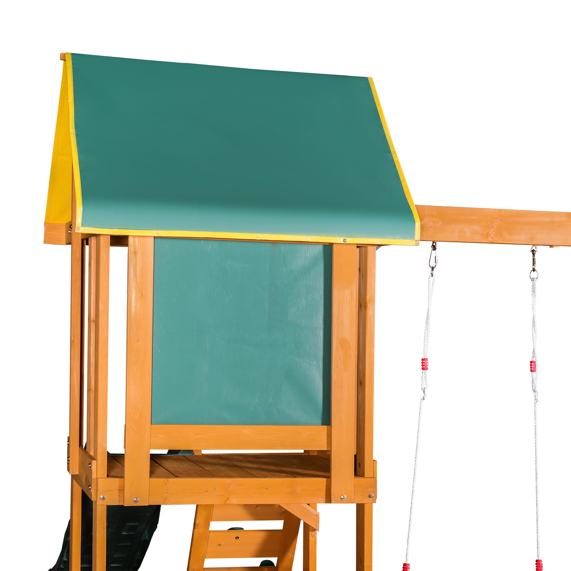 Wooden Outdoor Swing Set