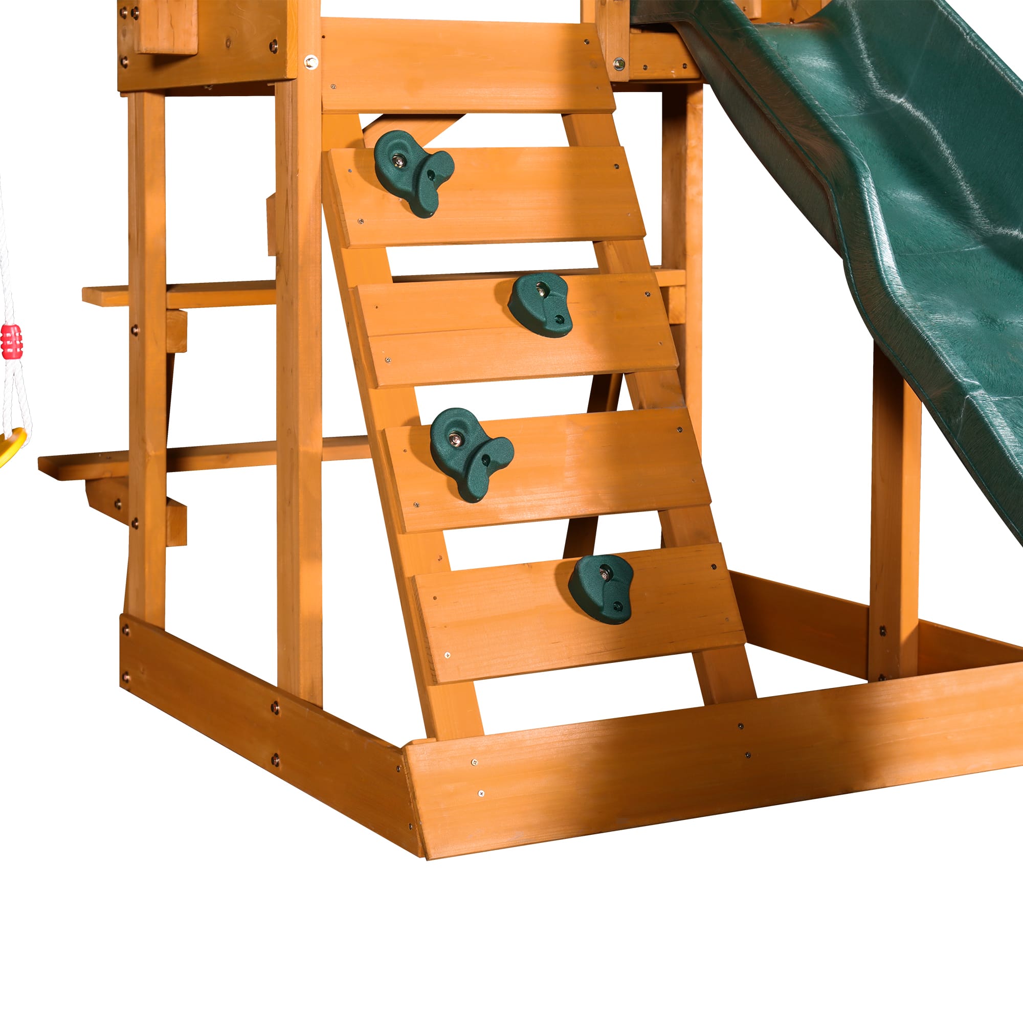 Wooden Outdoor Swing Set