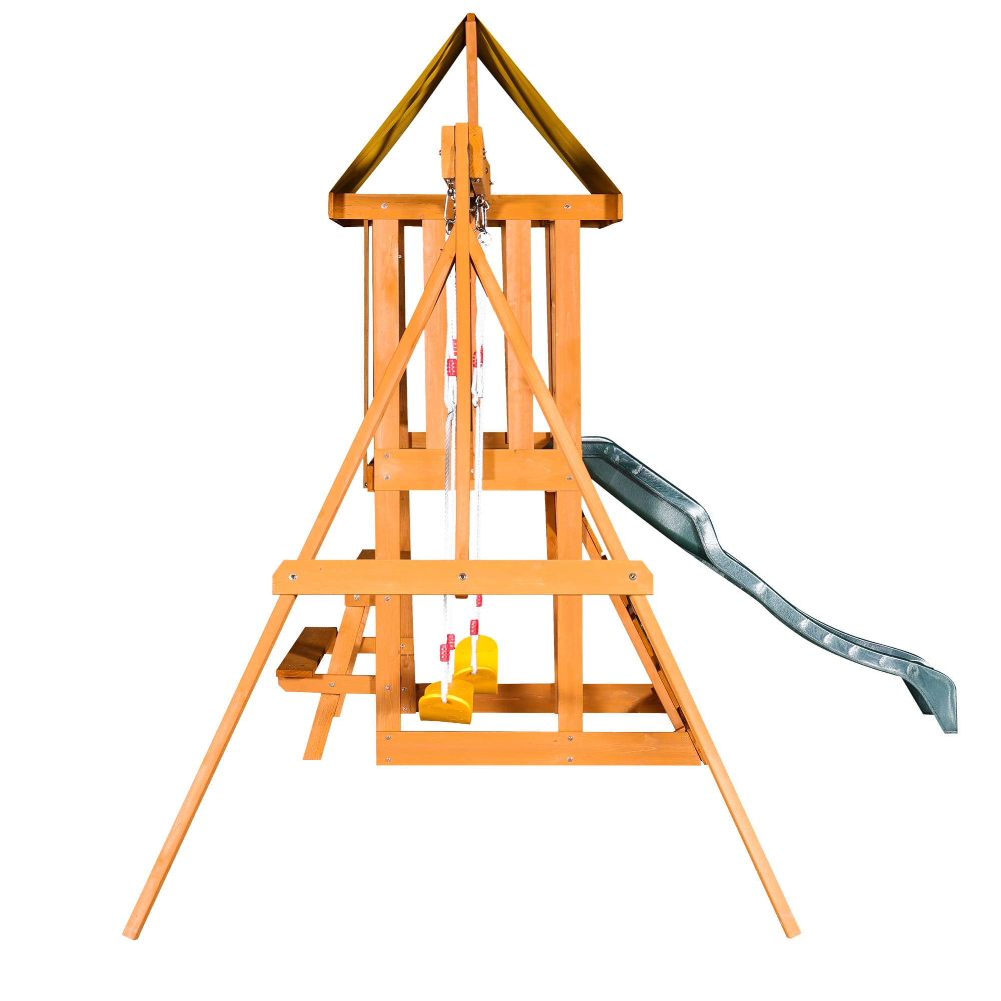 Wooden Outdoor Swing Set