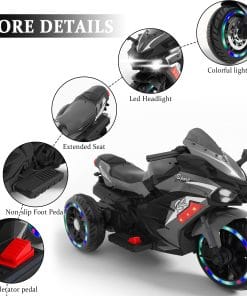 12v 3 Wheels Electric Motorcycle
