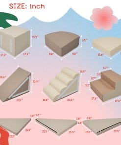 9-Piece Climb & Crawl Soft Foam