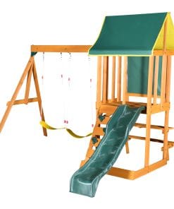 Wooden Outdoor Swing Set