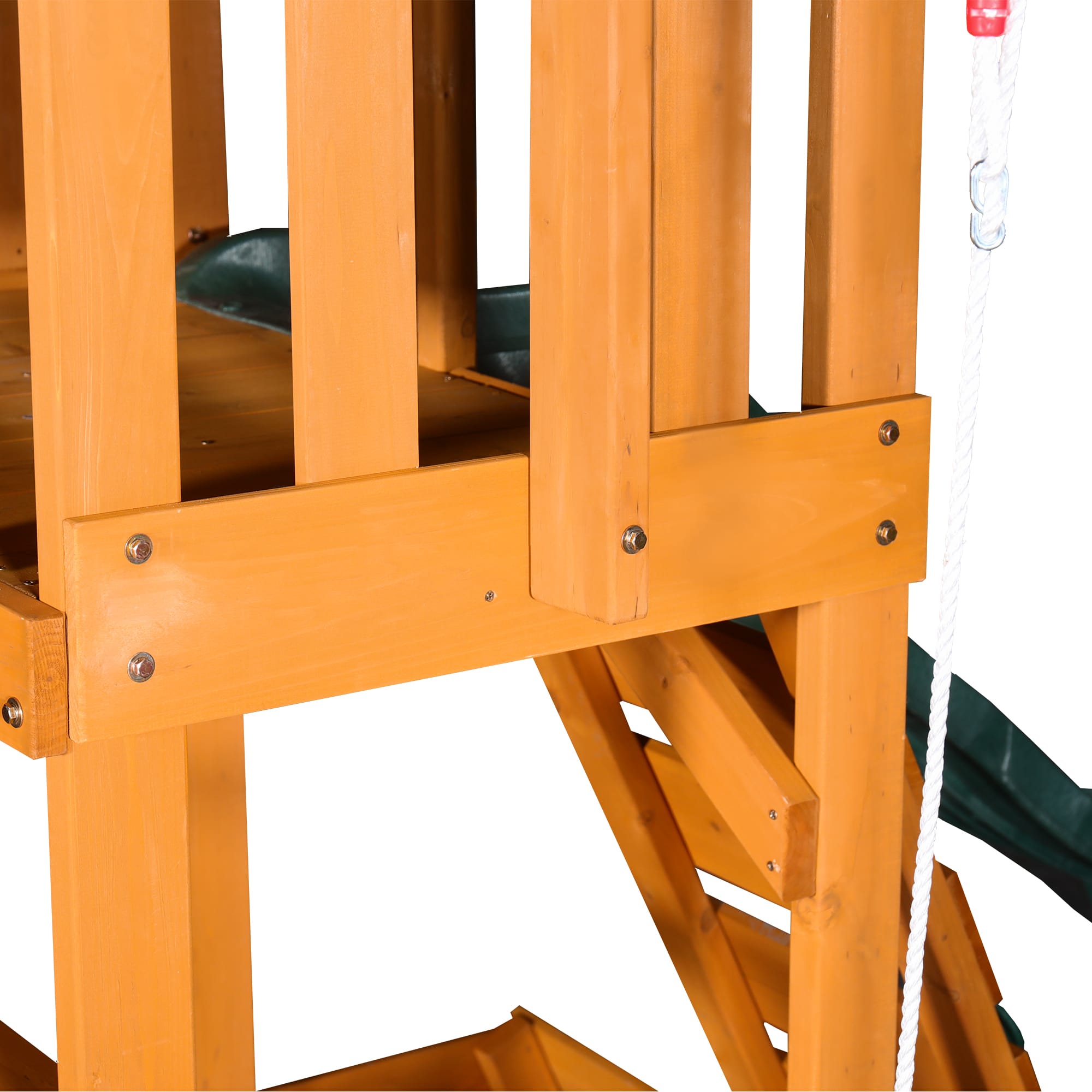 Wooden Outdoor Swing Set