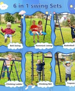 6 in 1 Swing Set
