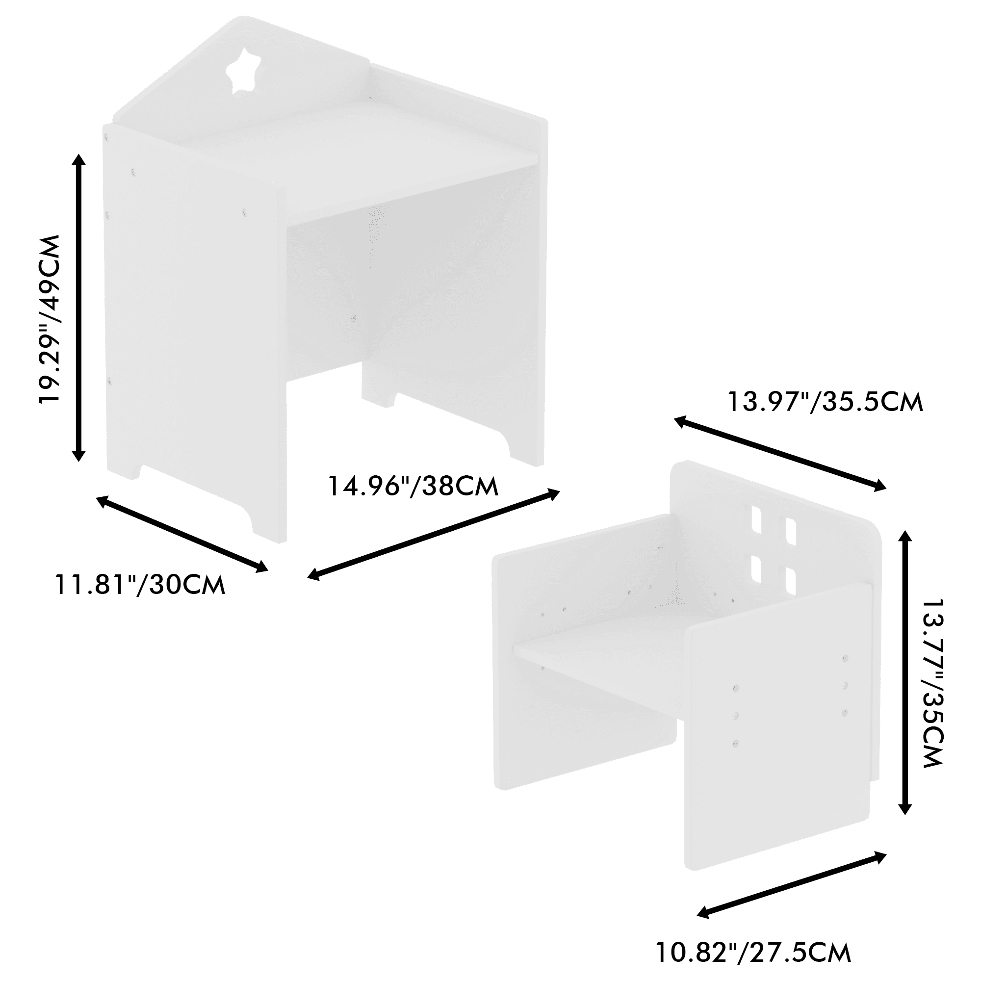 Montessori Weaning Table and Chair Set