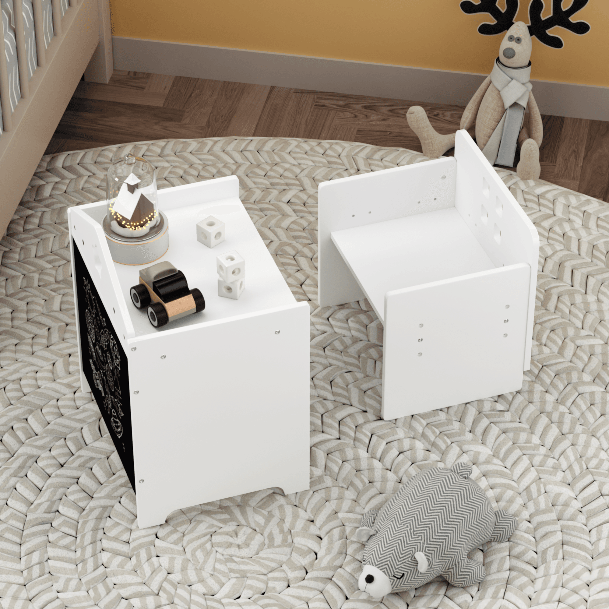 Montessori Weaning Table and Chair Set