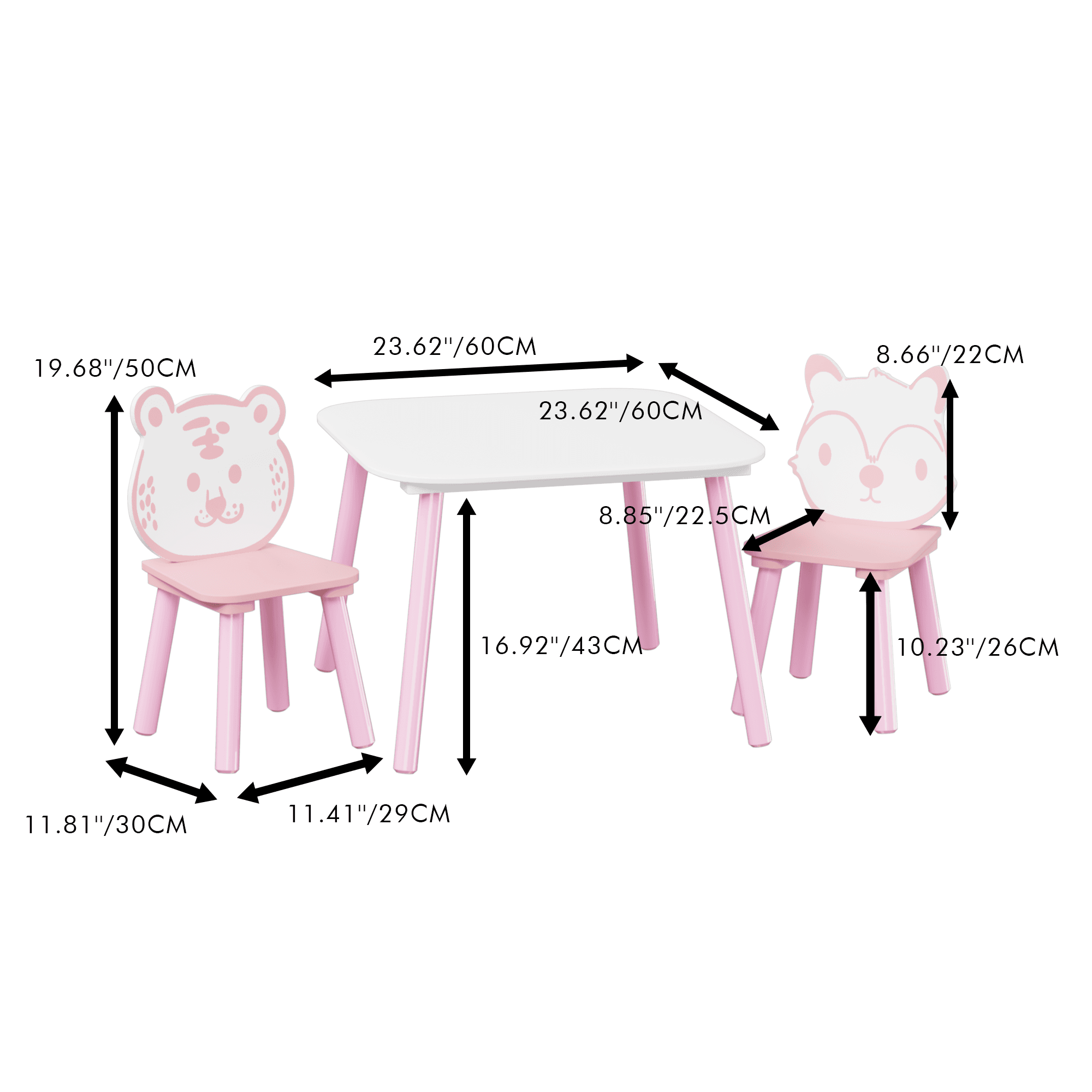 Kids Table and Chair Set