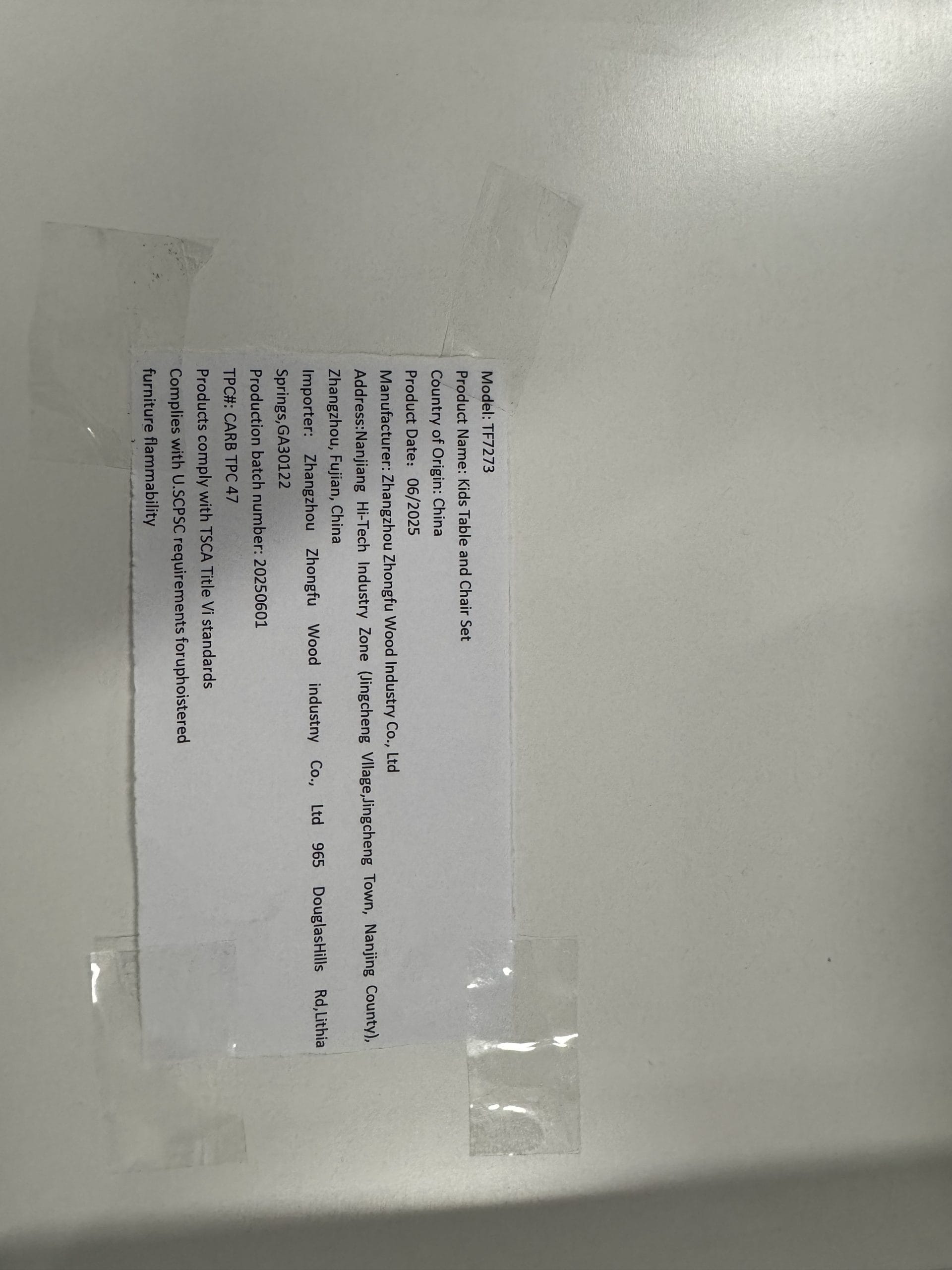 Montessori Weaning Table and Chair Set