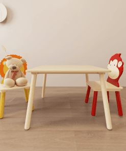 3 Pieces Toddler Table and Chair Set