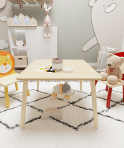 3 Pieces Toddler Table and Chair Set