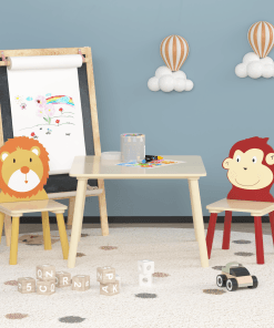 3 Pieces Toddler Table and Chair Set