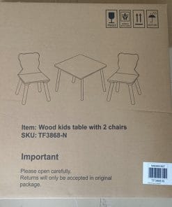 3 Pieces Toddler Table and Chair Set