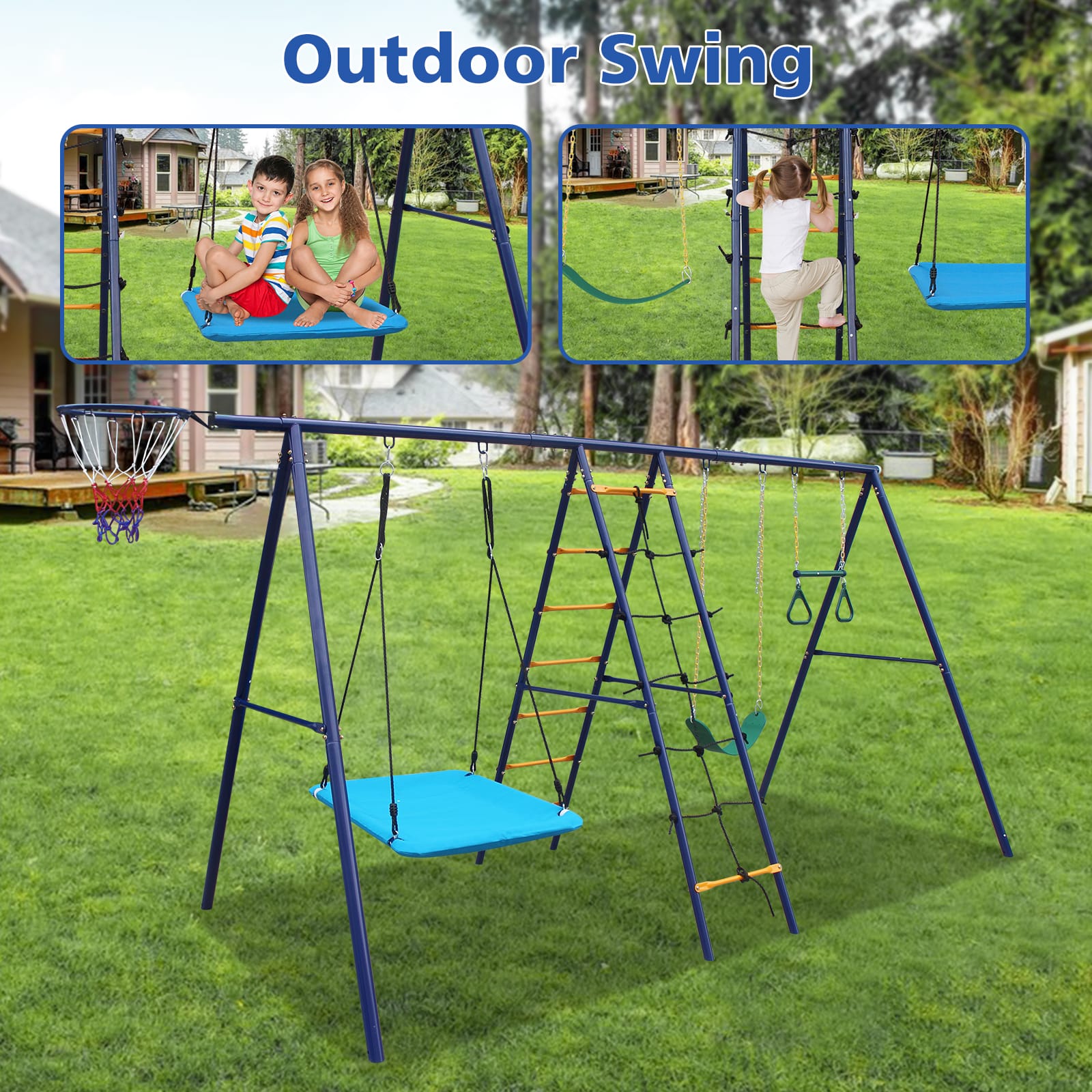6 in 1 Swing Set