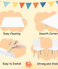 Wooden Activity Play Table Set