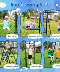 6 in 1 Swing Sets