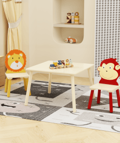 3 Pieces Toddler Table and Chair Set
