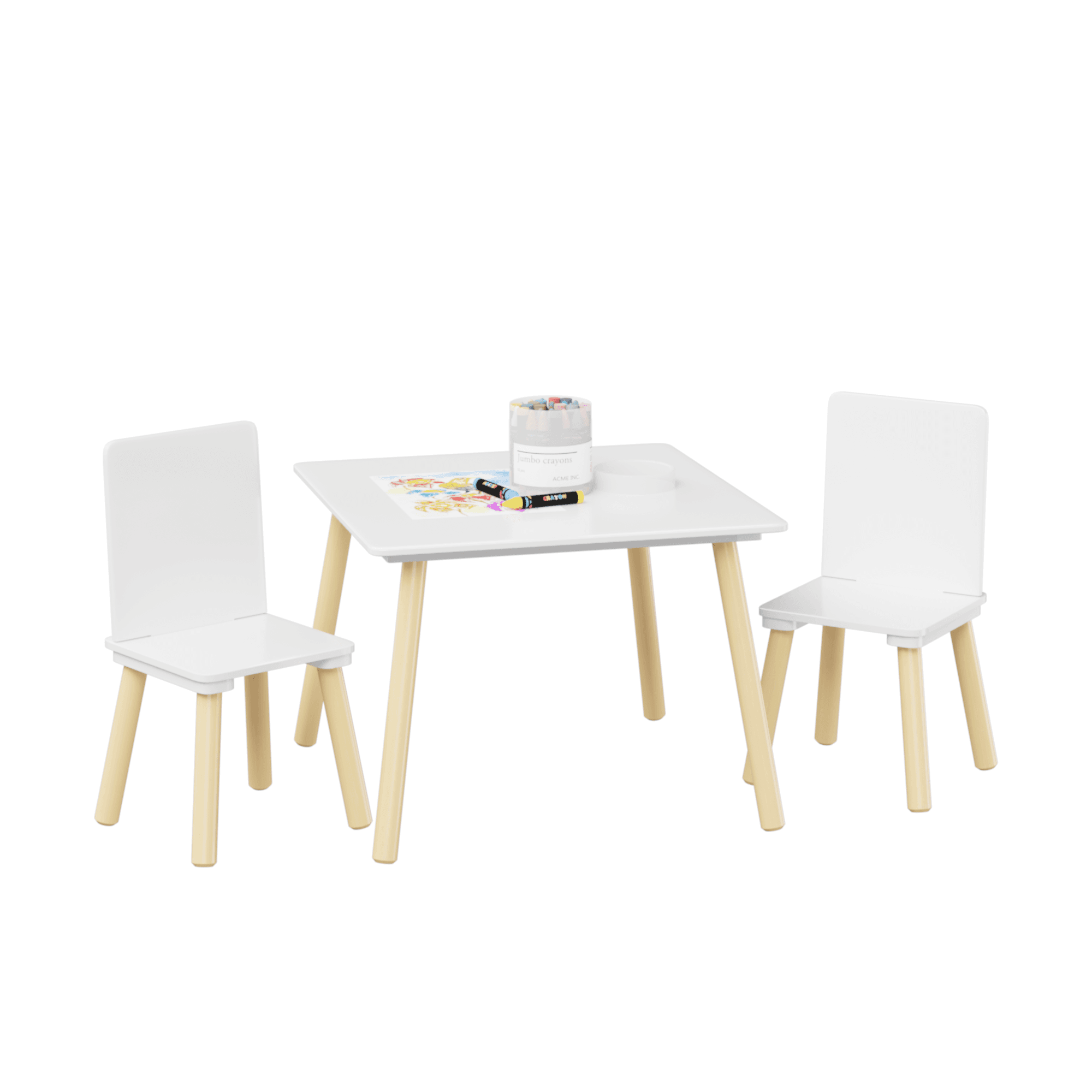 Wooden Activity Play Table Set