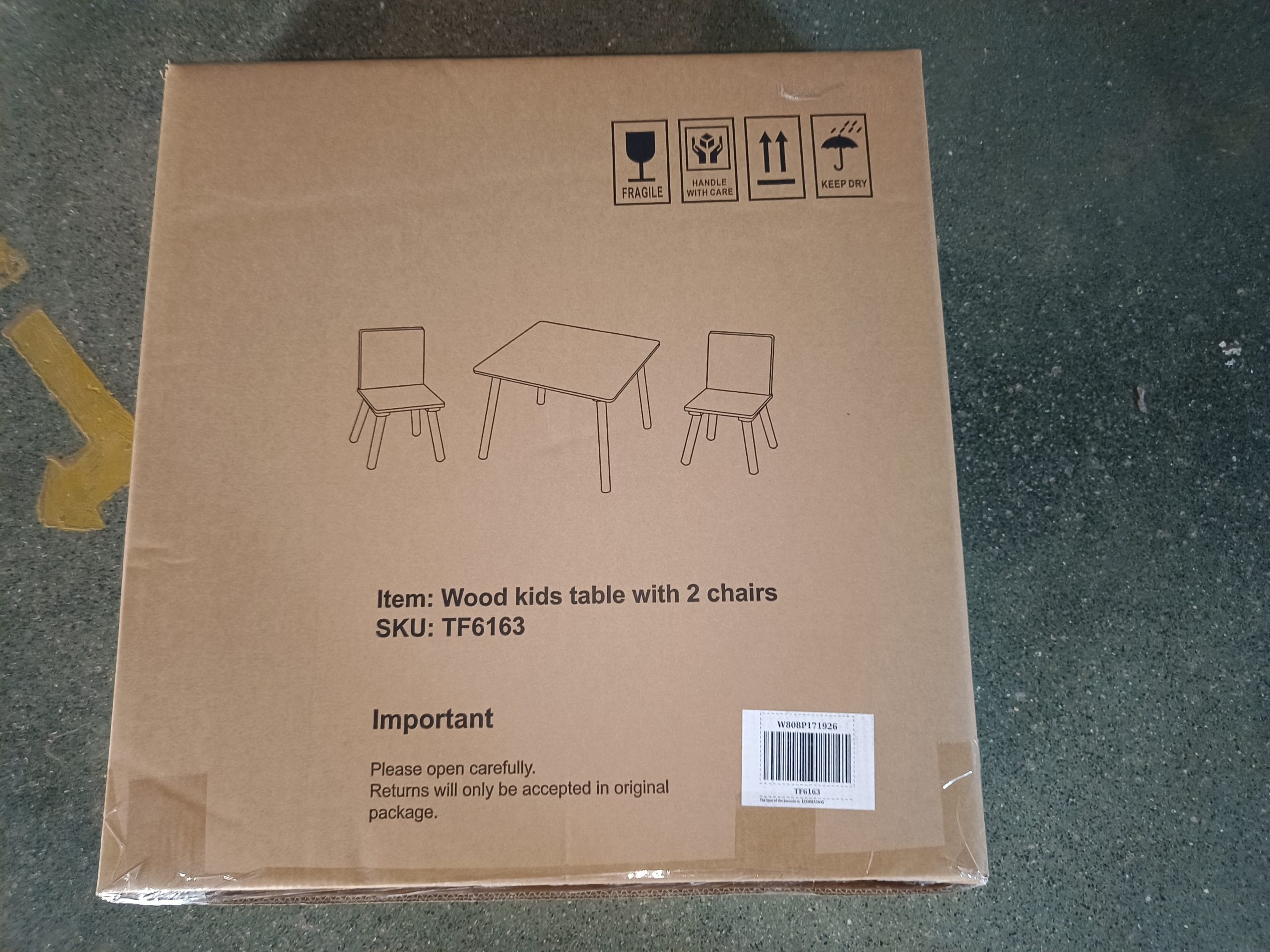 Wooden Activity Play Table Set