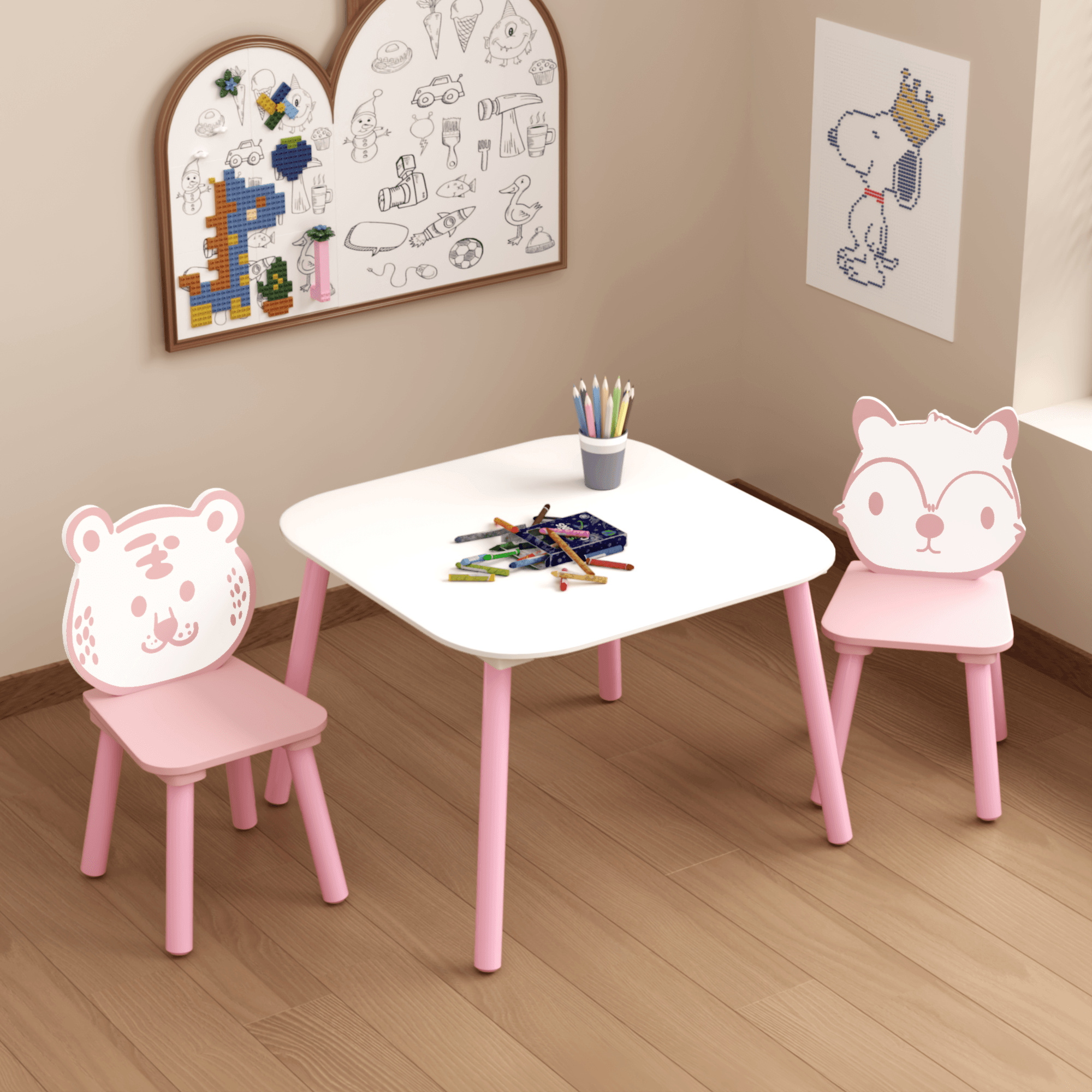 Kids Table and Chair Set