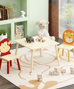3 Pieces Toddler Table and Chair Set