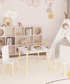 Wooden Activity Play Table Set