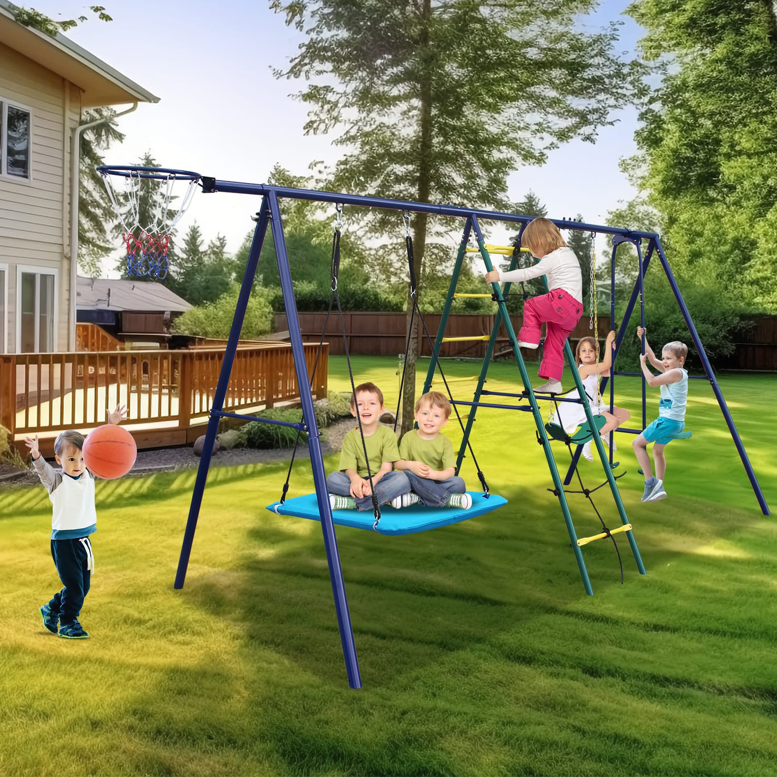 6 in 1 Swing Sets