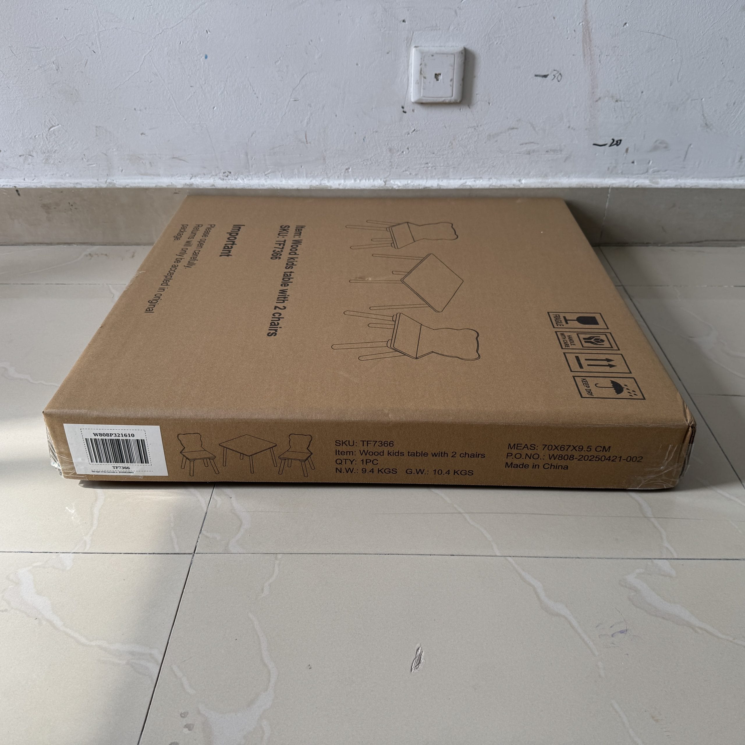 Kids Table and Chair Set