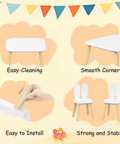 Kids Table and 2 Chairs Set