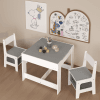3 in 1 Wooden Activity Table Set