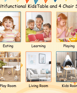 Kids Table and 2 Chairs Set