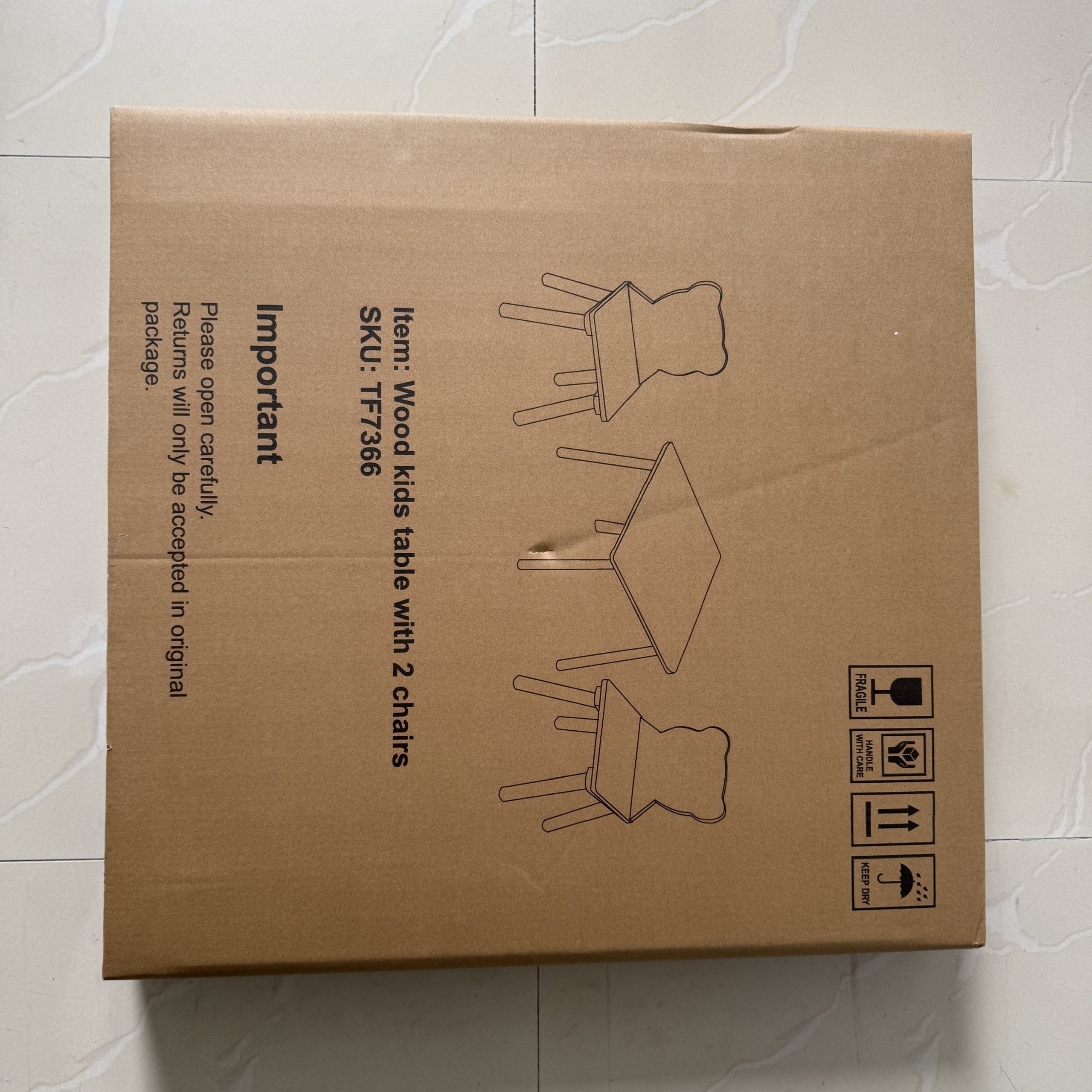 Kids Table and Chair Set